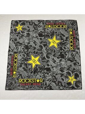 Rockstar Energy Drink Bandana Promotion Skeletons